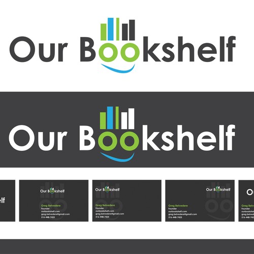 Our Bookshelf needs a new logo and business card