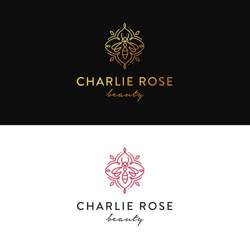 Logo design for Charlie Rose Beauty