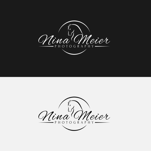 Logo concept for horse photographer 