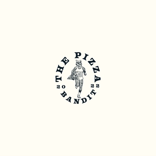 Anthropomorphic logo concept for THE PIZZA BANDIT