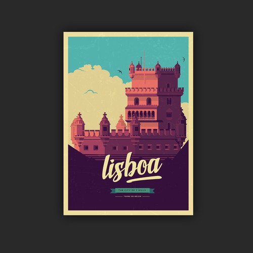 Travel Poster - Lisbon