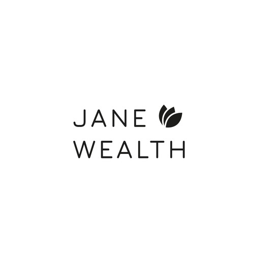 Simple, clean and trustworthy logo for women's financial company.
