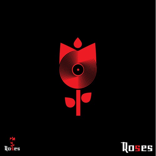 minimal, innovative logo for a record label