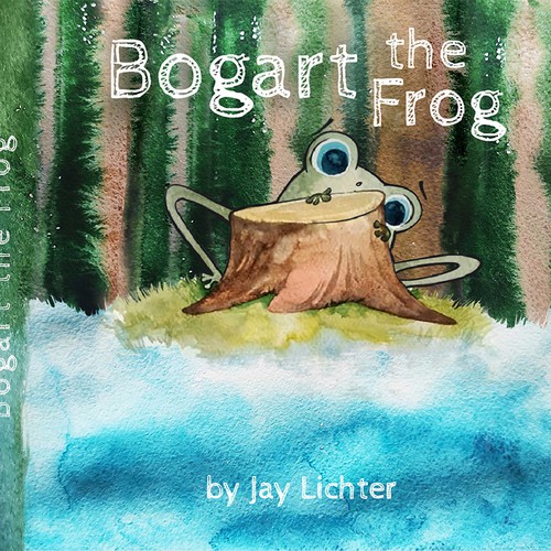 Children's Picture Book Cover for Bogart the Frog