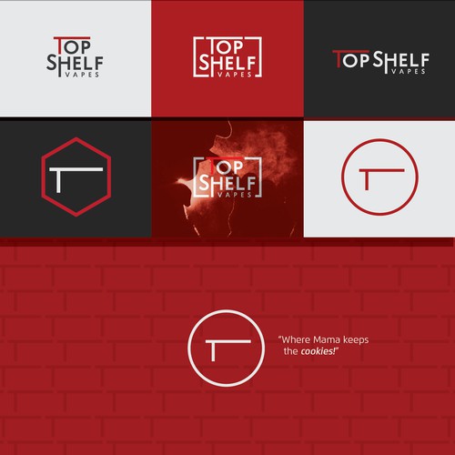 Logo for ecigs and e juice store