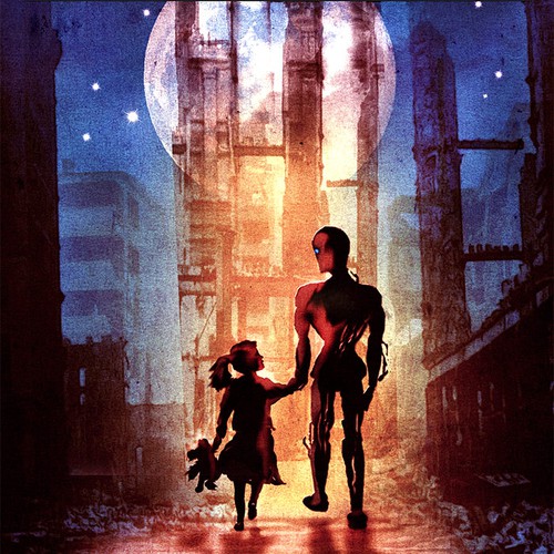 Create an elegant, eye catching book cover for a Sci-Fi post apocalyptic tale