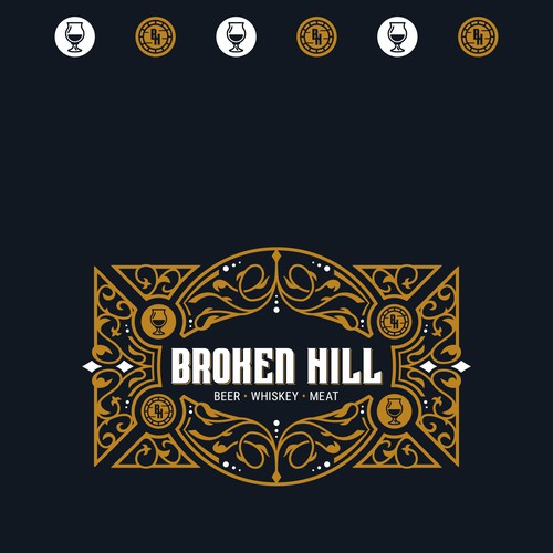 Craft Beer and Whiskey Bar Logo