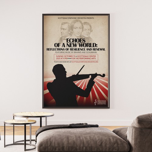 Symphonic orchestra poster design