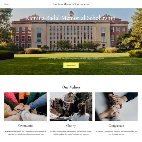 Ramina Badal Memorial Scholarship