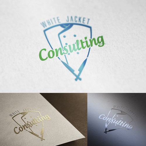 A smart, professional chef consultant logo for new business