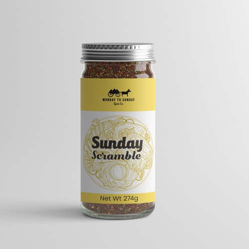 Fun label design concept  