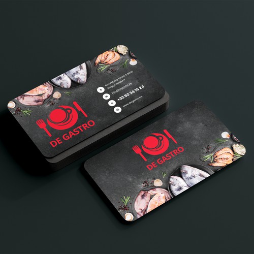 Luxurious business card design.