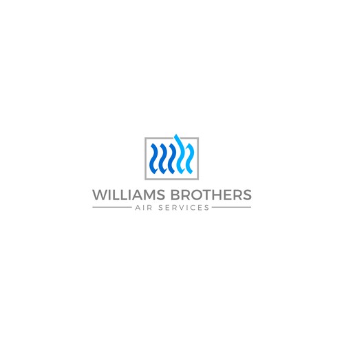 Logo concept for HVAC company