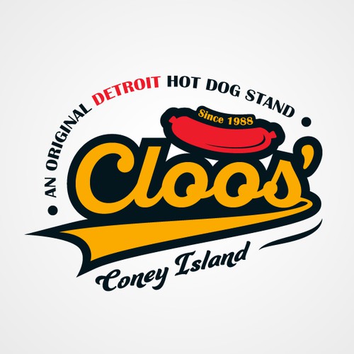 Old School Logo for CLOOS' Coney Island.
