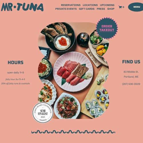 Mr. Tuna - Website Design and Launch