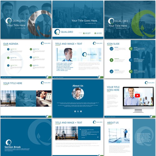 PPT Template for a Tech VC Firm