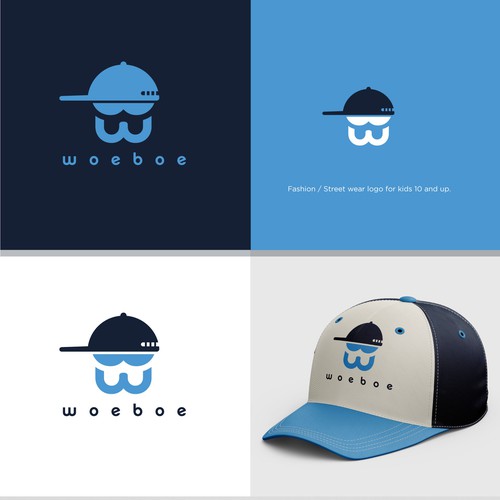 Strong logo concept for woeboe...