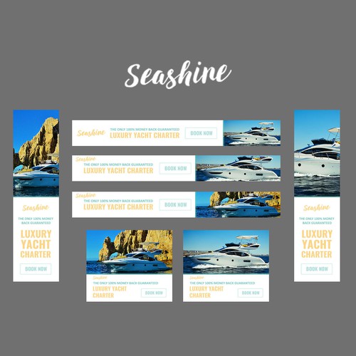 Banner about private yacht charter