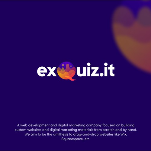 Creative Colorful Bold Q Logo