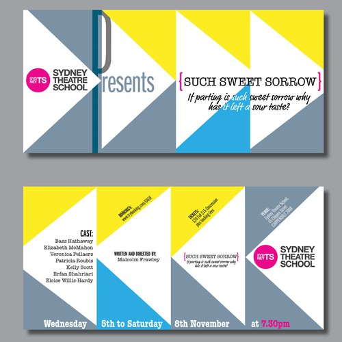 Create a flyer for our show at Sydney Theatre School!