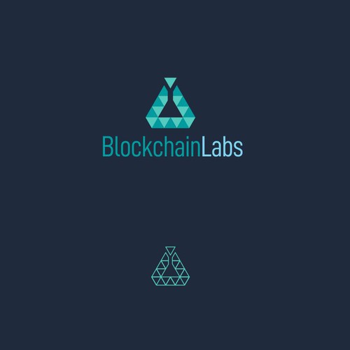 Blockchain lab's beaker