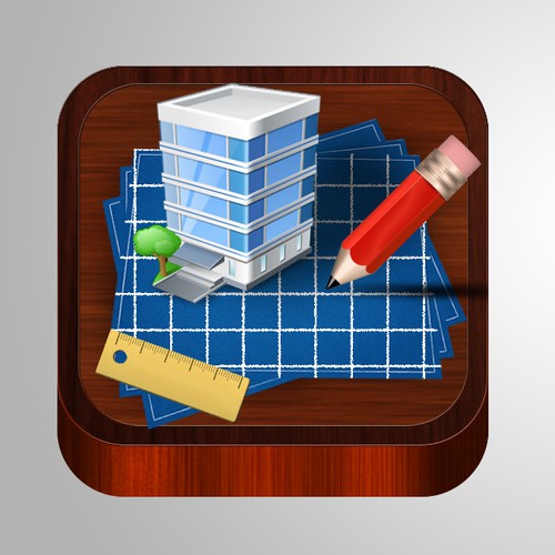 Architectural design app icon