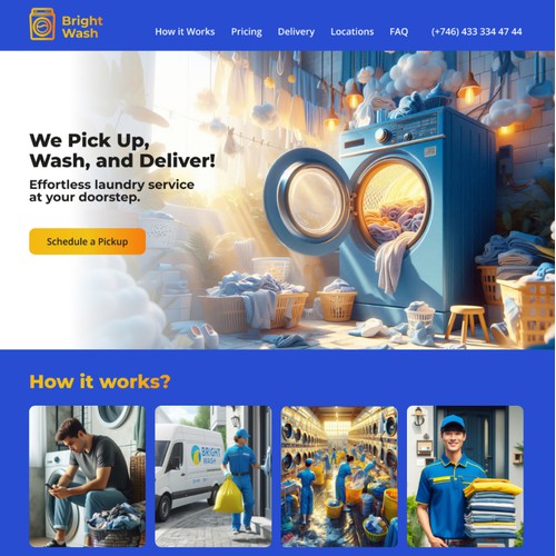 Loundry Landing Page