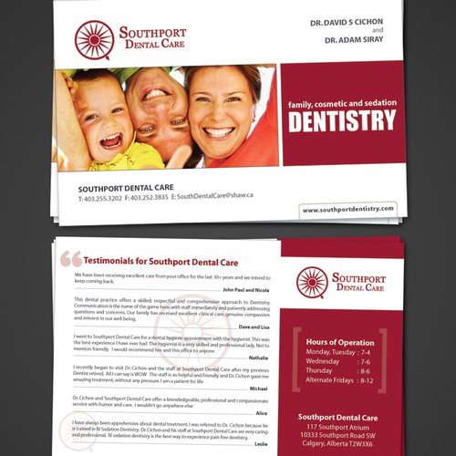 Dental Care Post Card Design