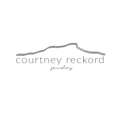 Topography Logo for Courtney Reckord Jewelry