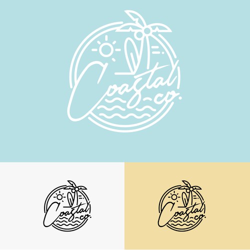 Coastal Co. Logo Design
