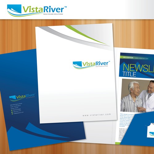 Create the next stationery for VistaRiver Healthcare Solutions, INC