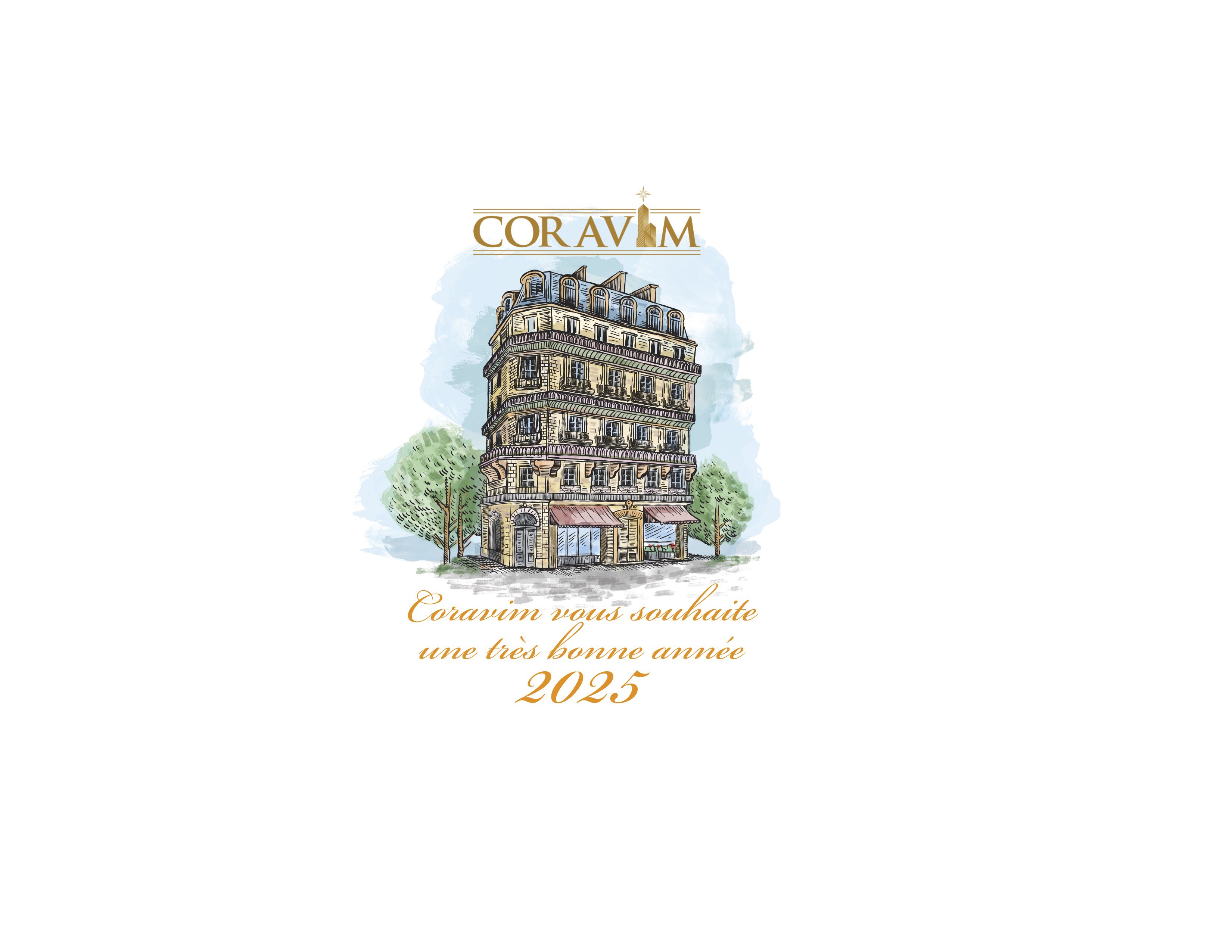 Coravim wishing card
