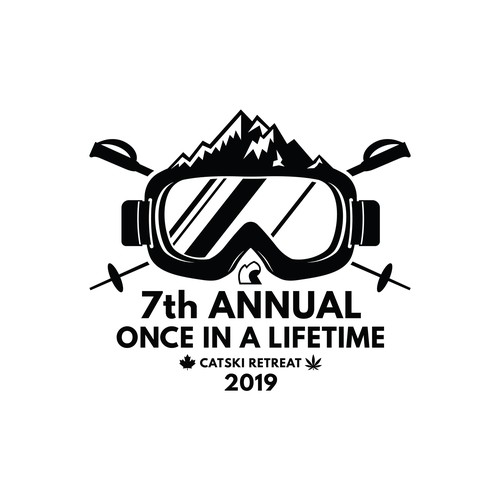 Beer Mug Design for "7th Annual Once In a Lifetime CatSki Retreat"