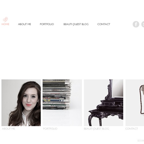 Fashion and beauty journalist needs a new website design