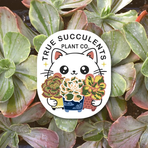 Sticker for an online 🌿 plant nursery