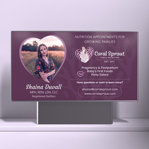 Signage Design - Coral Sprout