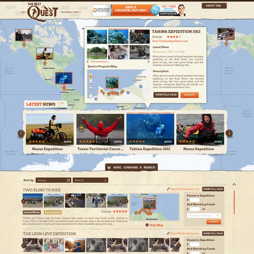 The Best Quest: The web's most exciting site needs an awesome design!