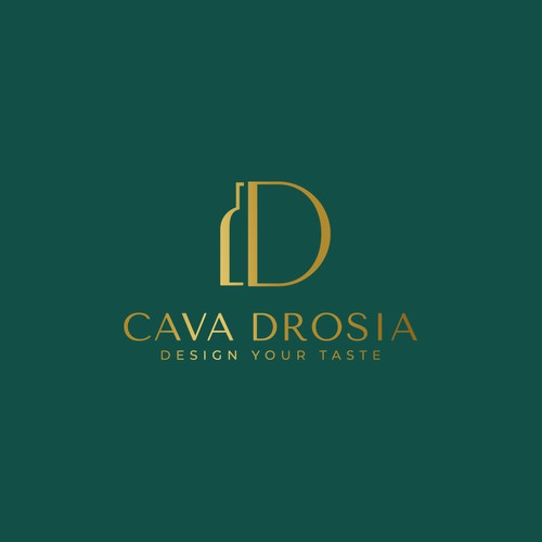 luxury logo for a liquor store that sells premium wines and spirits