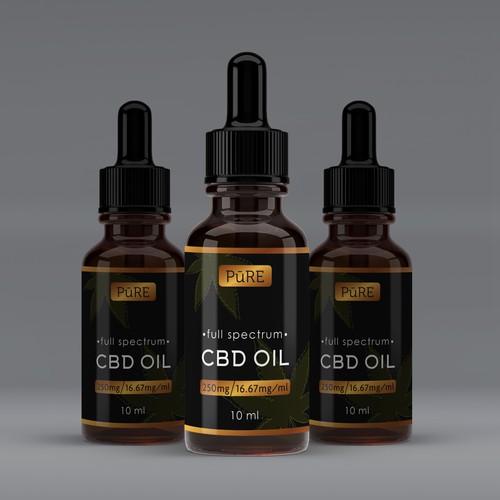 Label design for CBD Oil.