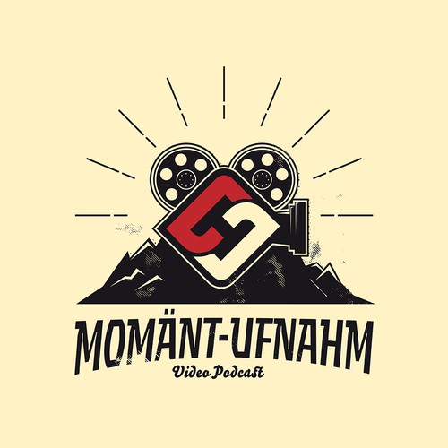 Vintage Logo for a video podcast from Switzerland
