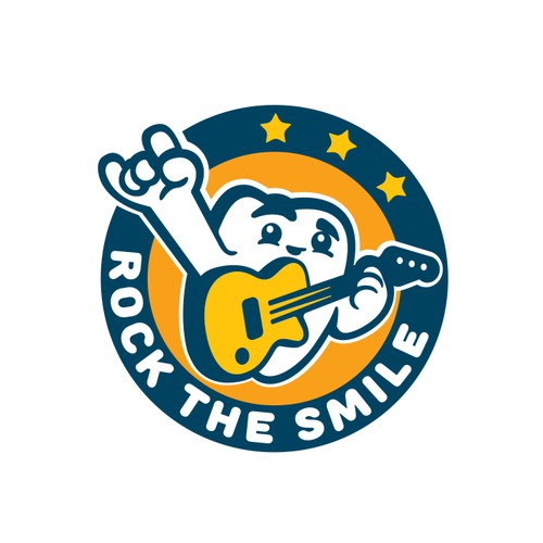 Rock the smile logo