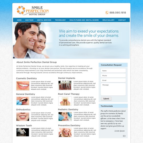 Dental Clinic website