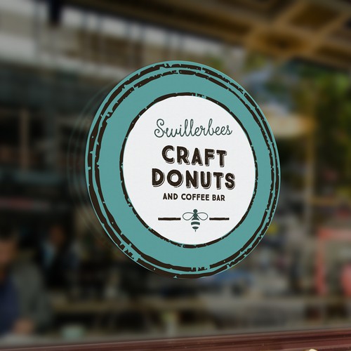 Logo for donut & coffee bar