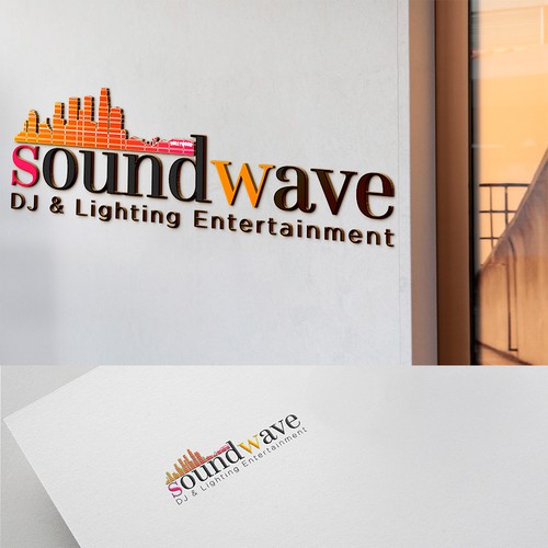Logo concept for an Sound & Lighting entertaiment company