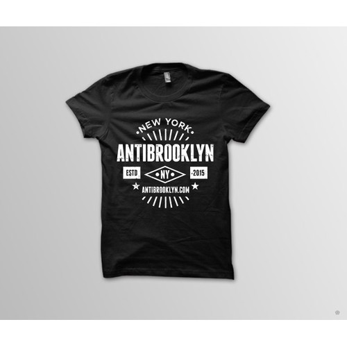 Tsihirt design for "ANTIBROOKLYN"