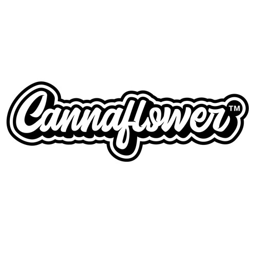 Cannaflower Logo Design – Bold & Premium Script Wordmark