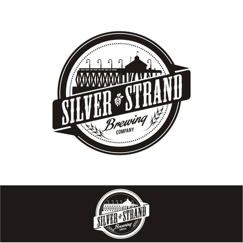 Create an amazing brand identity for Silver Strand Brewing Company in Imperial Beach, CA.