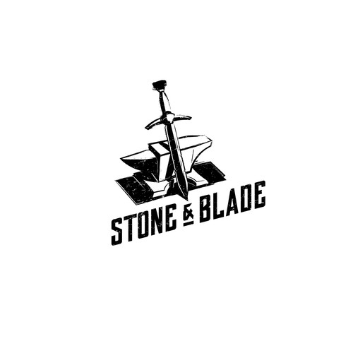 Stone&Blade Logo design