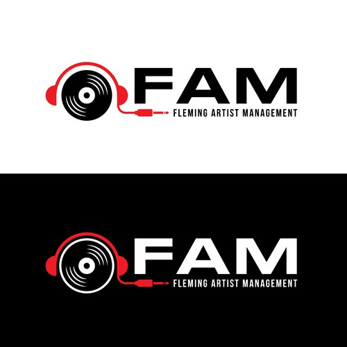Logo design concept for Fleming Artist Management