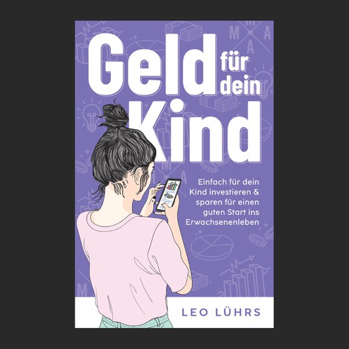 Buch-Cover für ein Finanzbuch für moderne urbane Frauen - 2